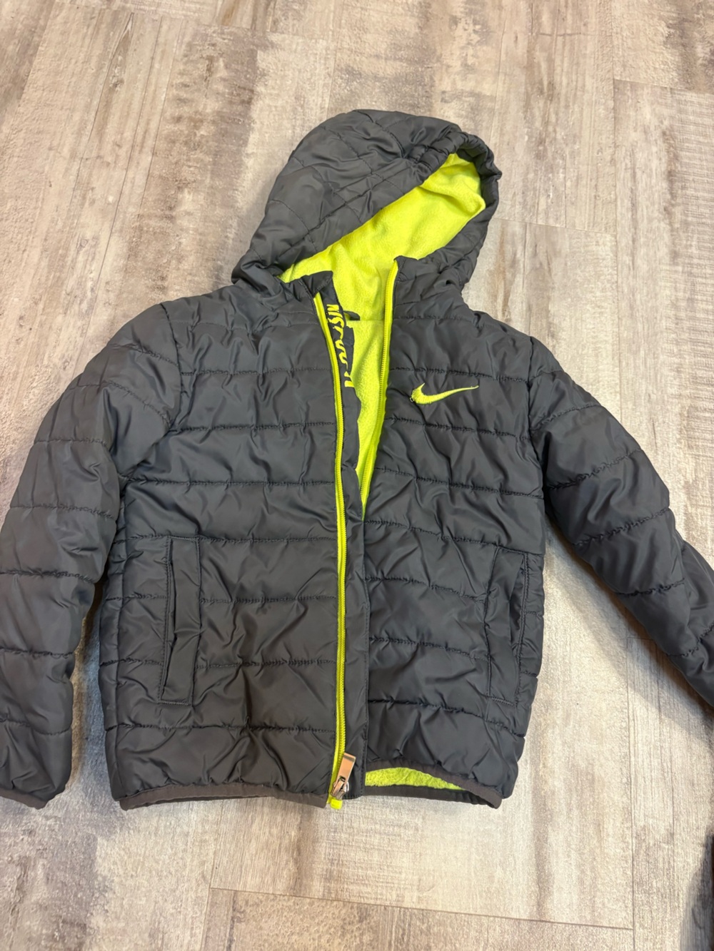 Nike Gray Winter Coat Size 4